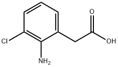 2-氨基-3-氯苯乙酸 结构式
