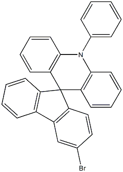 3'-溴-10-苯基-10H-螺[吖啶-9,9'-芴] 结构式