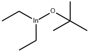 (t-Butoxy)diethylindium, 98% 结构式