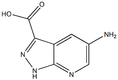 5-氨基-3-羧酸-7-氮杂吲唑 结构式