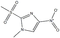 1-甲基-2-(甲磺酰基)-5-硝基-1H-咪唑 结构式