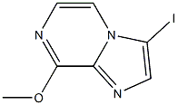 3-Iodo-8-methoxy-imidazo[1,2-a]pyrazine 结构式