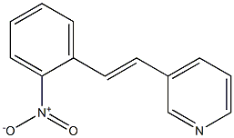 3-[2-(2-Nitro-phenyl)-vinyl]-pyridine 结构式