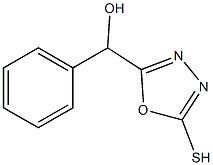 (5-mercapto-1,3,4-oxadiazol-2-yl)(phenyl)methanol 结构式