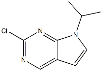 2-chloro-7-isopropyl-7H-pyrrolo[2,3-d]pyrimidine 结构式