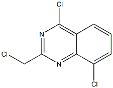 4,8-dichloro-2-(chloromethyl)quinazoline 结构式