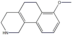 7-methoxy-1,2,3,4,5,6-hexahydrobenzo[h]isoquinoline 结构式