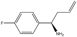 (R)-1-(4-fluorophenyl)but-3-en-1-amine 结构式