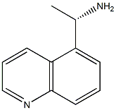 (S)-1-(QUINOLIN-5-YL)ETHANAMINE 结构式