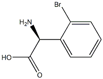 (S)-2-amino-2-(2-bromophenyl)acetic acid 结构式