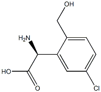 (S)-2-amino-2-(5-chloro-2-(hydroxymethyl)phenyl)acetic acid 结构式