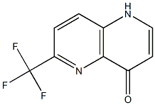 6-Trifluoromethyl-1H-[1,5]naphthyridin-4-one 结构式
