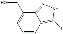(3-Iodo-2H-indazol-7-yl)-methanol 结构式