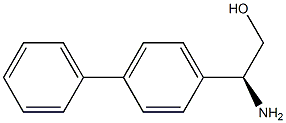 (S)-2-([1,1'-联苯]-4-基)-2-氨基乙-1-醇 结构式