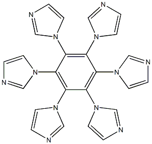 1,2,3,4,5,6-六(1H-咪唑-1-基)苯 结构式