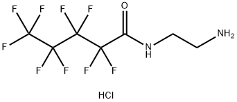 N-(2-aminoethyl)-2,2,3,3,4,4,5,5,5-nonafluoropentanamide hydrochloride 结构式