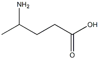 4-aminopentanoic acid 结构式