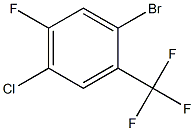 1-Bromo-4-chloro-5-fluoro-2-trifluoromethyl-benzene 结构式