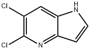 5,6-二氯-1H-吡咯并[3,2-B]吡啶 结构式