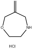 6-亚甲基-[1,4]恶嗪酮盐酸盐 结构式