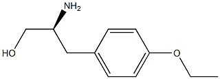 (S)-2-amino-3-(4-ethoxyphenyl)propan-1-ol 结构式