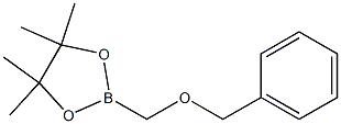 2-(benzyloxymethyl)-4,4,5,5-tetramethyl-1,3,2-dioxaborolane 结构式