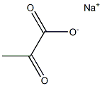 丙酮酸钠溶液,100X, 结构式