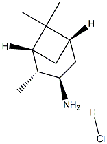 (1R,2R,3R,5S)-2,6,6-三甲基二环[3.1.1]庚烷-3-胺盐酸 结构式