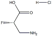 (2S)-3-氨基-2-氟丙酸盐酸盐 结构式