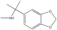 [2-(2H-1,3-benzodioxol-5-yl)propan-2-yl](methyl)amine 结构式