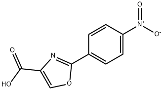 2-(4-NITROPHENYL)OXAZOLE-4-CARBOXYLIC ACID 结构式