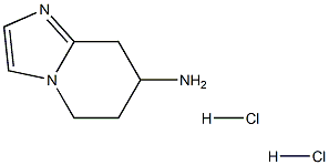 5,6,7,8-四氢咪唑并[1,2-A]吡啶-7-胺二盐酸盐 结构式
