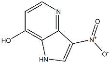 3-Nitro-1H-pyrrolo[3,2-b]pyridin-7-ol 结构式