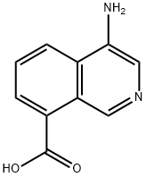 4-amino isoquinoline-8-carboxylic acid 结构式