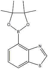 4-苯并噻唑频哪醇硼酸酯 结构式