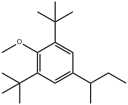 5-(仲丁基)-1,3-二叔丁基-2-甲氧基苯 结构式