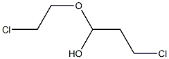 3-Chloro-1-(2-chloroethoxy)propan-1-ol 结构式