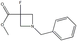 methyl 1-benzyl-3-fluoroazetidine-3-carboxylate 结构式