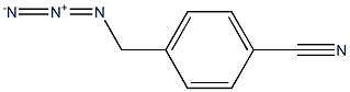 4-(迭氮基甲基)苯甲腈 结构式