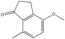 4-甲氧基-7-甲基-1-茚酮 结构式