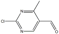 2-Chloro-4-methylpyrimidine-5-carbaldehyde 结构式