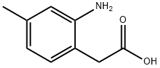 2-氨基-4-甲基苯乙酸 结构式