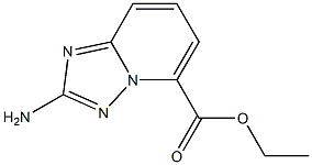 Ethyl 2-amino-[1,2,4]triazolo[1,5-a]pyridine-5-carboxylate 结构式