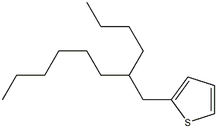 2-(2-butyloctyl)thiophene 结构式