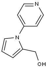 (1-(pyridin-4-yl)-1H-pyrrol-2-yl)methanol 结构式