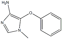 1-methyl-5-phenoxy-1H-imidazol-4-amine 结构式