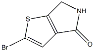 2-bromo-5,6-dihydro-4H-thieno[2,3-c]pyrrol-4-one 结构式