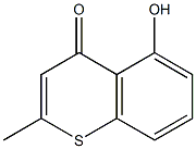 5-hydroxy-2-methyl-4H-thiochromen-4-one 结构式