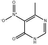 6-methyl-5-nitropyrimidin-4-ol 结构式