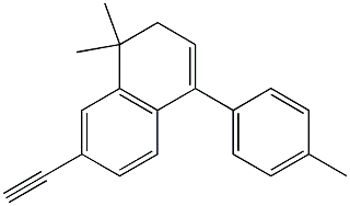 7-ethynyl-1,1-dimethyl-4-p-tolyl-1,2-dihydronaphthalene 结构式